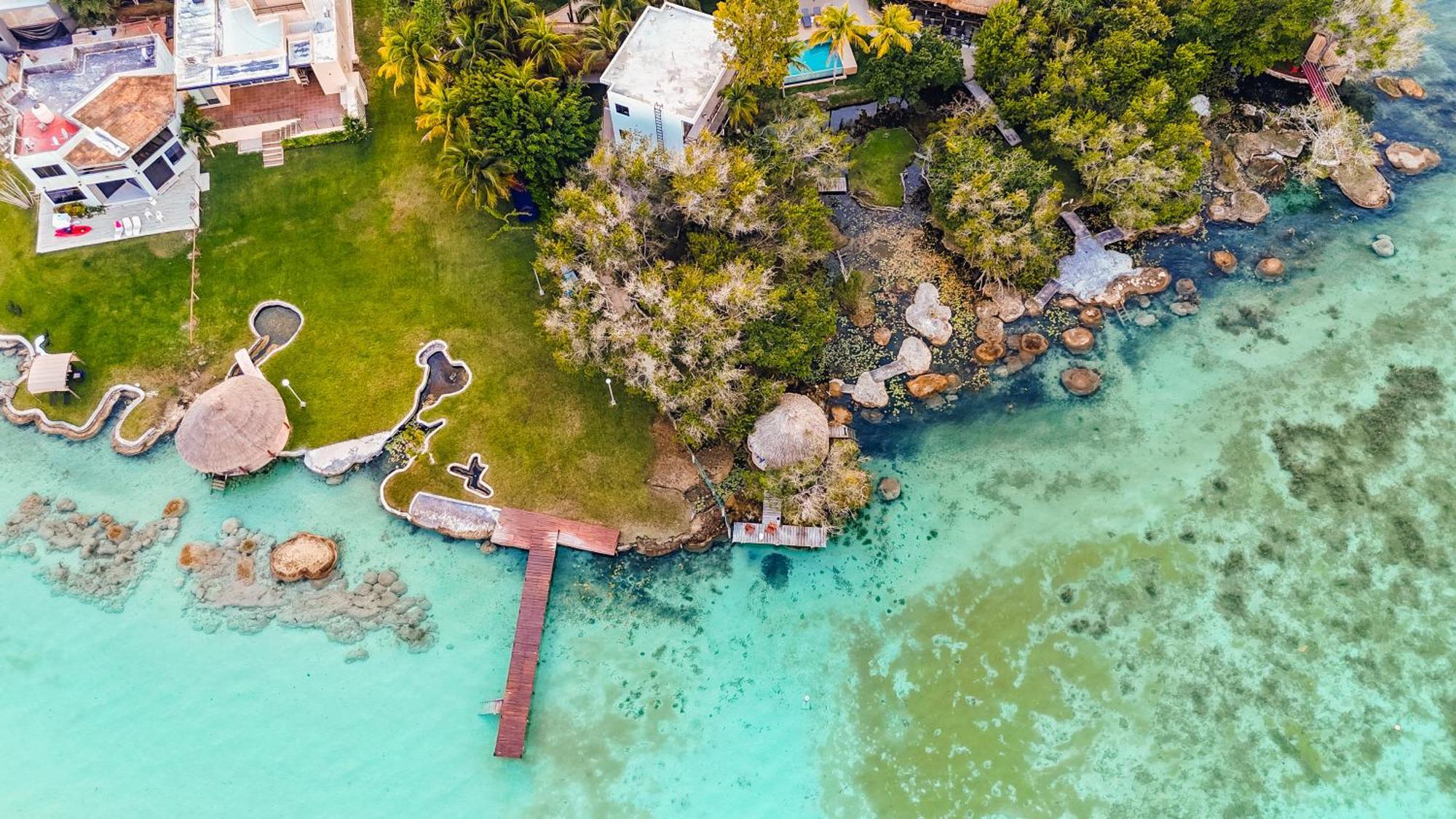Azulea Bacalar Hotel & Spa - Lagoon Front (Adults Only) Экстерьер фото