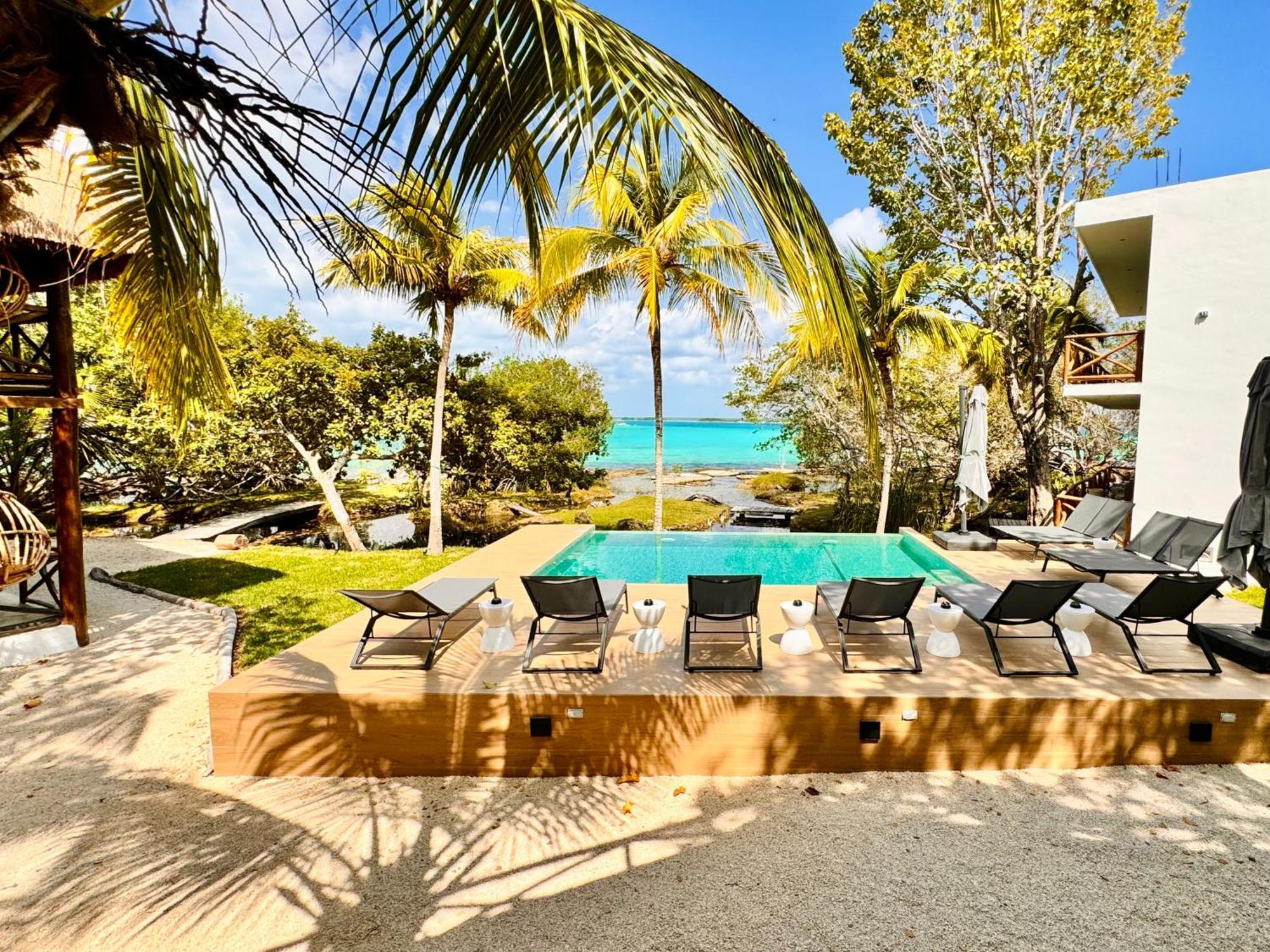 Azulea Bacalar Hotel & Spa - Lagoon Front (Adults Only) Экстерьер фото