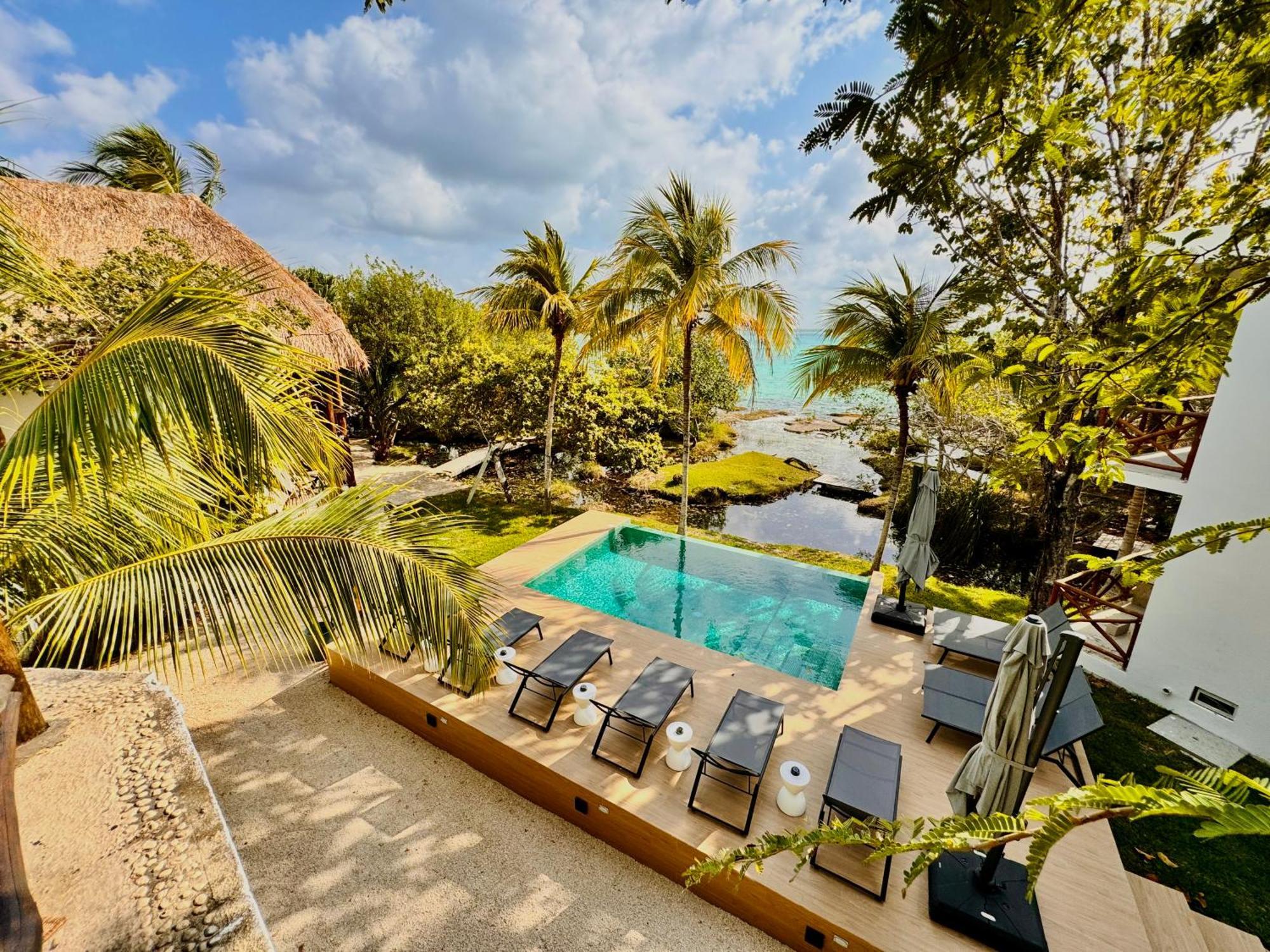 Azulea Bacalar Hotel & Spa - Lagoon Front (Adults Only) Экстерьер фото