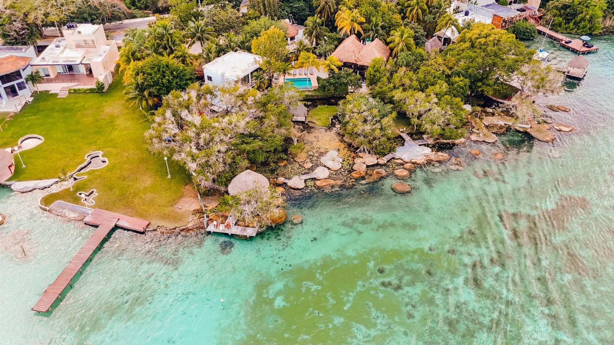 Azulea Bacalar Hotel & Spa - Lagoon Front (Adults Only) Экстерьер фото