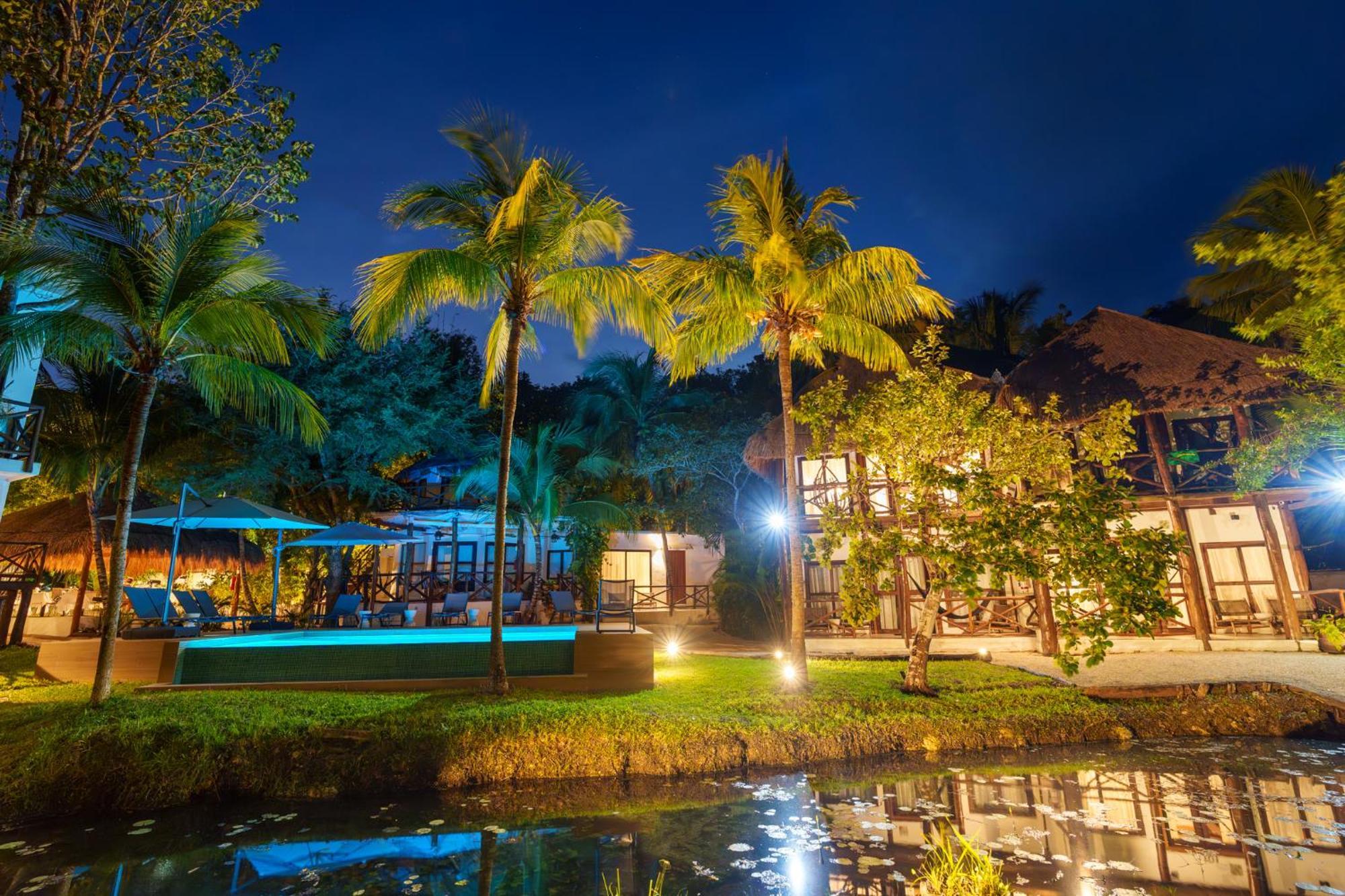 Azulea Bacalar Hotel & Spa - Lagoon Front (Adults Only) Экстерьер фото
