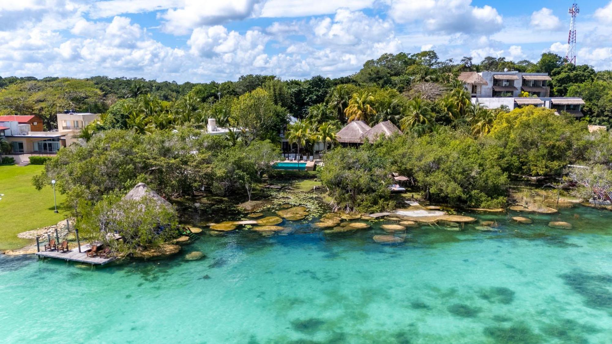 Azulea Bacalar Hotel & Spa - Lagoon Front (Adults Only) Экстерьер фото